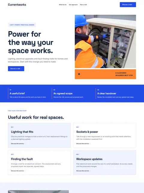 Currentworks website kit preview