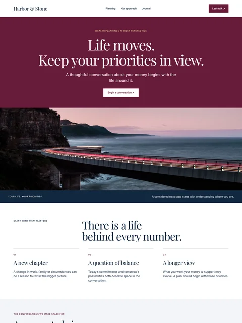 Harbor & Stone website kit preview