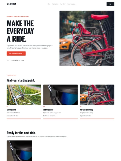 Veloform website kit preview